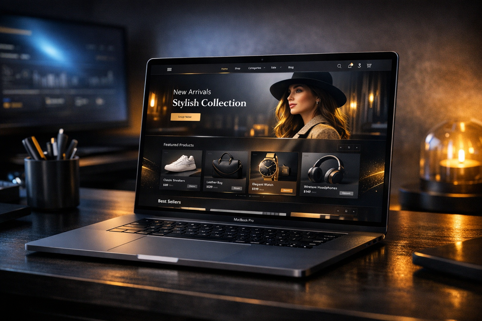 Preview de layout premium